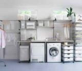 Organize a laundry room at home